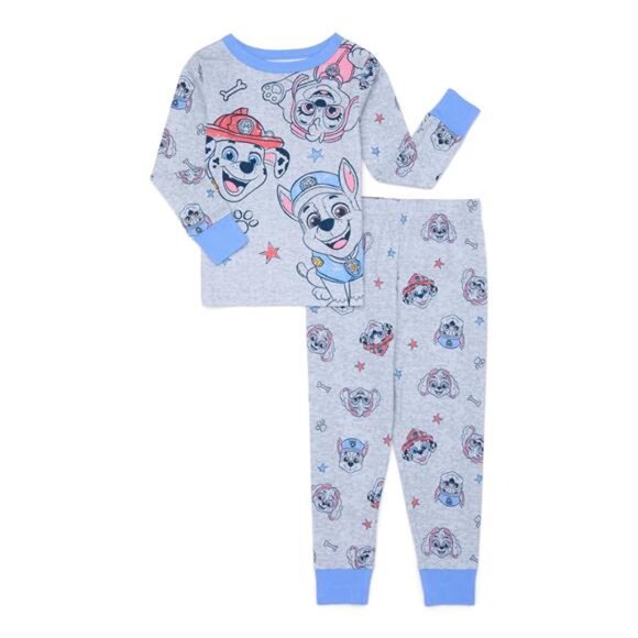 2-Piece Paw Patrol Print Tee & Pants Sleep Set – Toddler 3T - Picture 1 of 6
